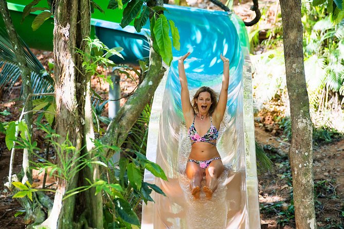 Admission + 2x Zip Line + Unlimited Water Slide Rides - Start with Fiji’s animals and coral displays