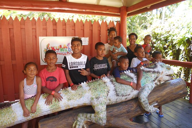 Admission + 2x Zip Line + Unlimited Water Slide Rides - Hand feeding Hawksbill sea turtles