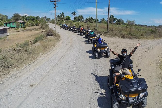 ATV Quad Bike Adventure Tour to Remote Village and School (Departs Nadi) - Passing Nadi’s Hindu temple and heading uphill