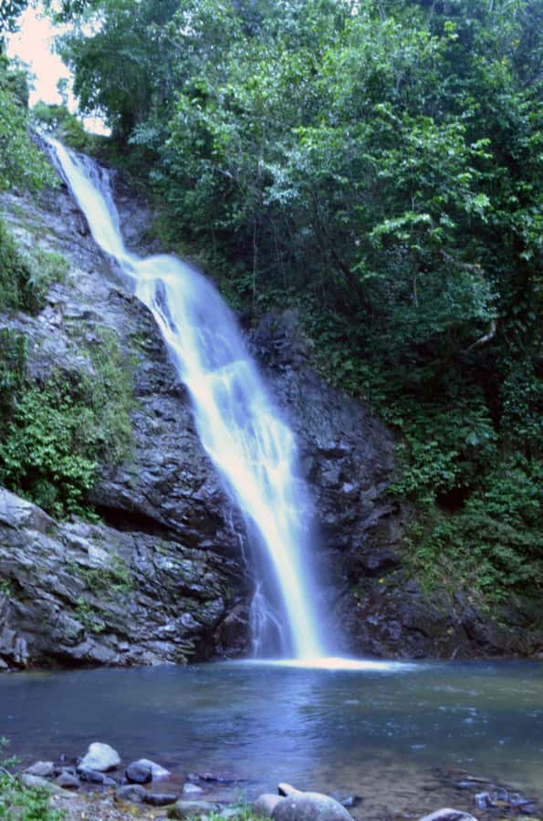 Fiji Biausevu waterfall & Village Tour - Cooling off beneath a 20-meter waterfall