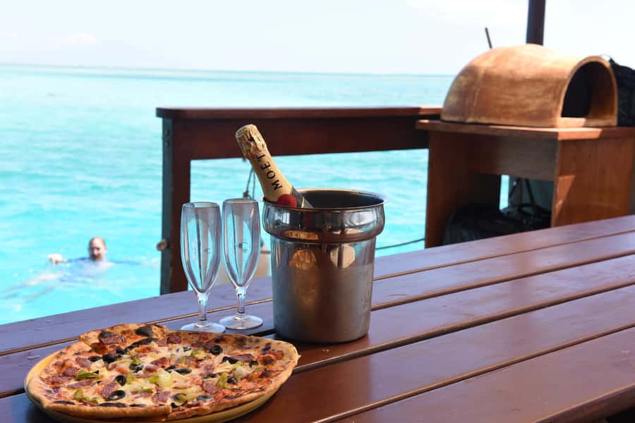 Fiji: Cloud 9 Floating Platform & Water Sports Adventure - Cloud 9’s floating setting in the Mamanuca waters