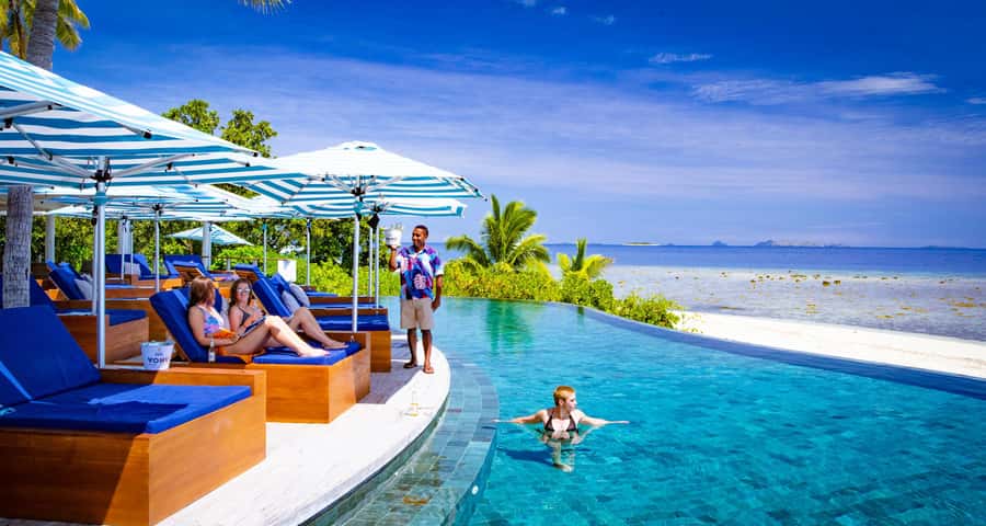 Fiji: Malamala Beach Club Private Island Day Pass & Transfer - Arriving at Malamala and choosing your base