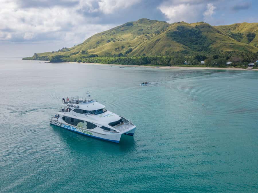 Fiji: Yasawa Islands Explorer Cruise with Lunch - The Blue Lagoon region and its softer coastline