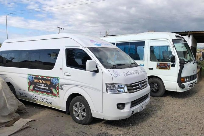 From Nadi Airport Fiji-Denarau Radisson,Wyndham,Sheraton,Westin,Hilton,Palm,Port - Larger groups need a written vehicle check