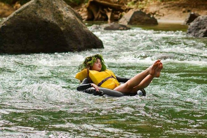 River Tubing Fiji, Navua River - Tubing through gentle rapids