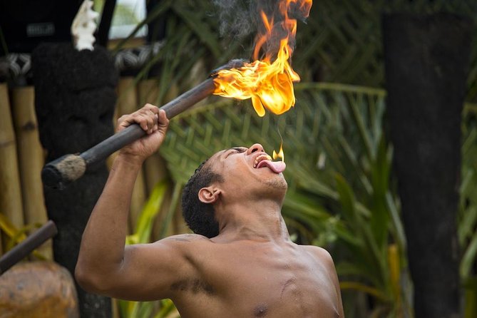 Robinson Crusoe Sunset Cruise Including Dinner, Cultural Show & Transfers - Watching the lovo come out of the earth oven