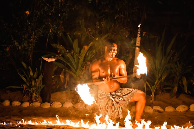Sunset Cruise with Dinner and Fire Show - The Legends of the Pacific fire show