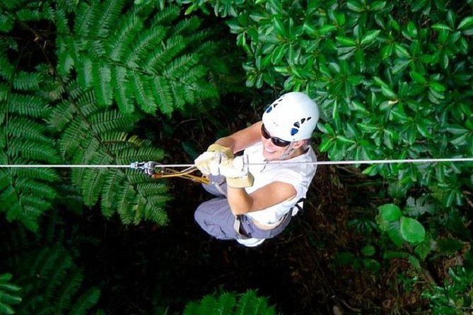 Zip line Fiji ex Fiji Marriot w/private transfer dropoff Nadi Airport or resort - Gearing up for 16 lines and 5 kilometers of cable